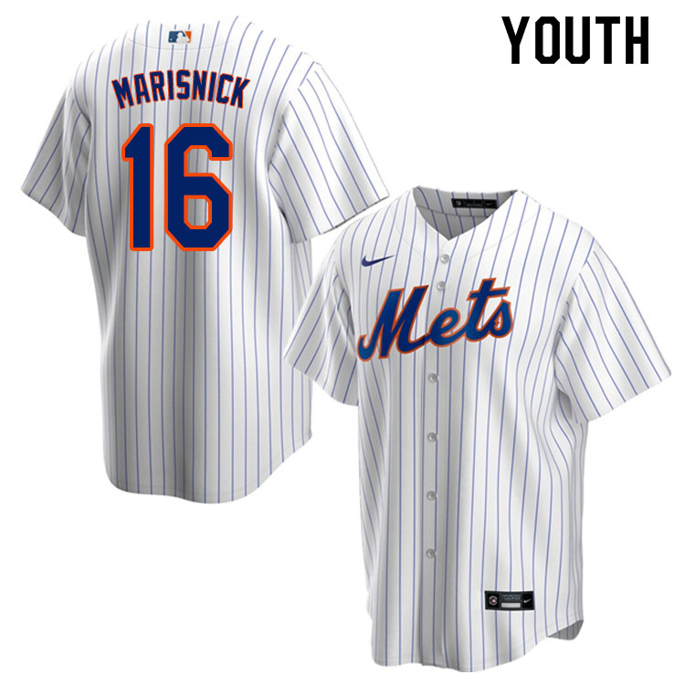 Nike Youth #16 Jake Marisnick New York Mets Baseball Jerseys Sale-White